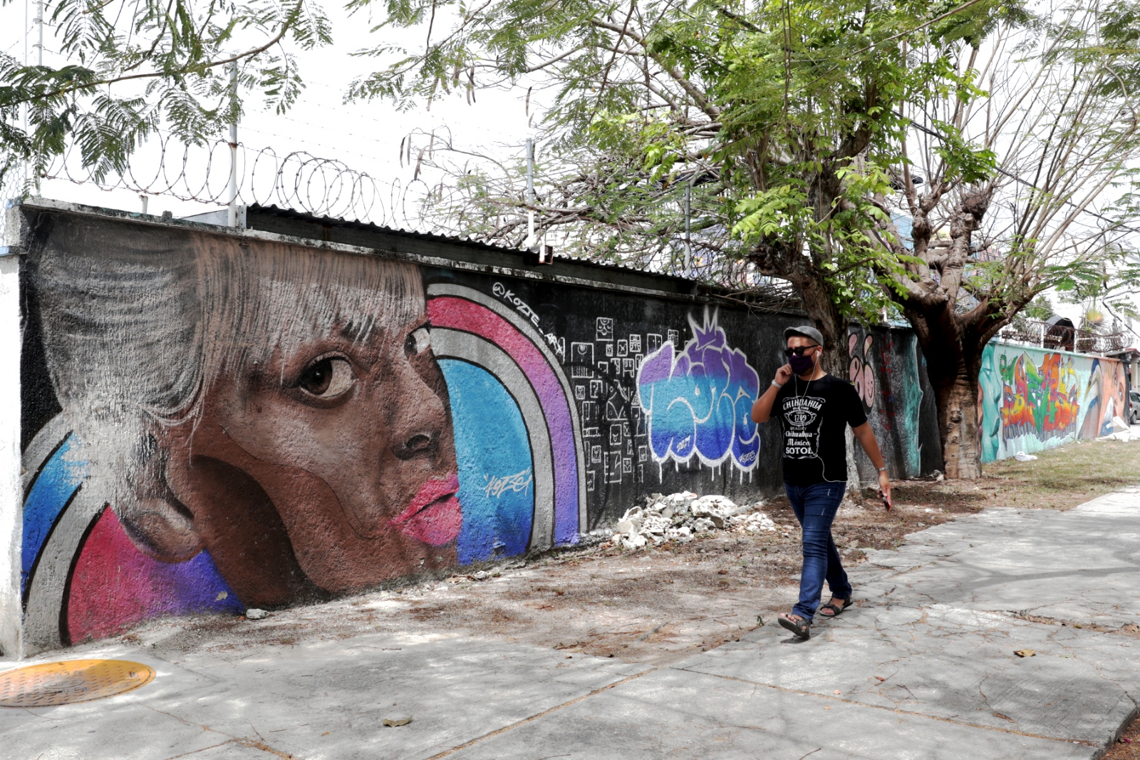 Los murales en Cancún tratan de transmitir un mensajes positivos y resaltan la identidad de Cancún