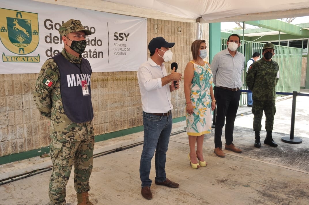 Campaña de vacunación contra COVID-19 a abuelitos inicia en 27 municipios de Yucatán