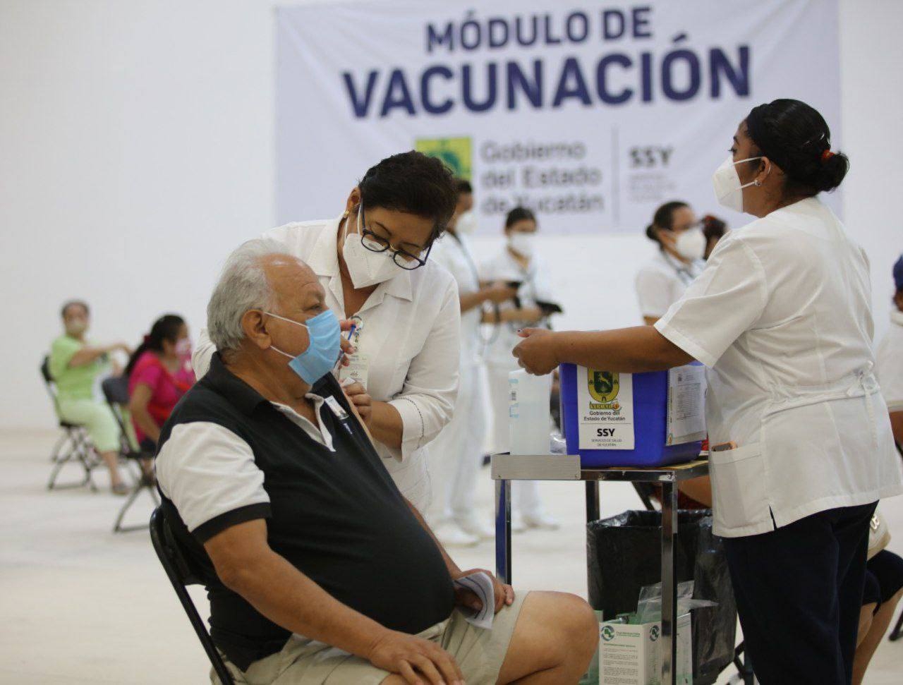Suman más de 150 mil abuelitos vacunados contra COVID-19 en Yucatán