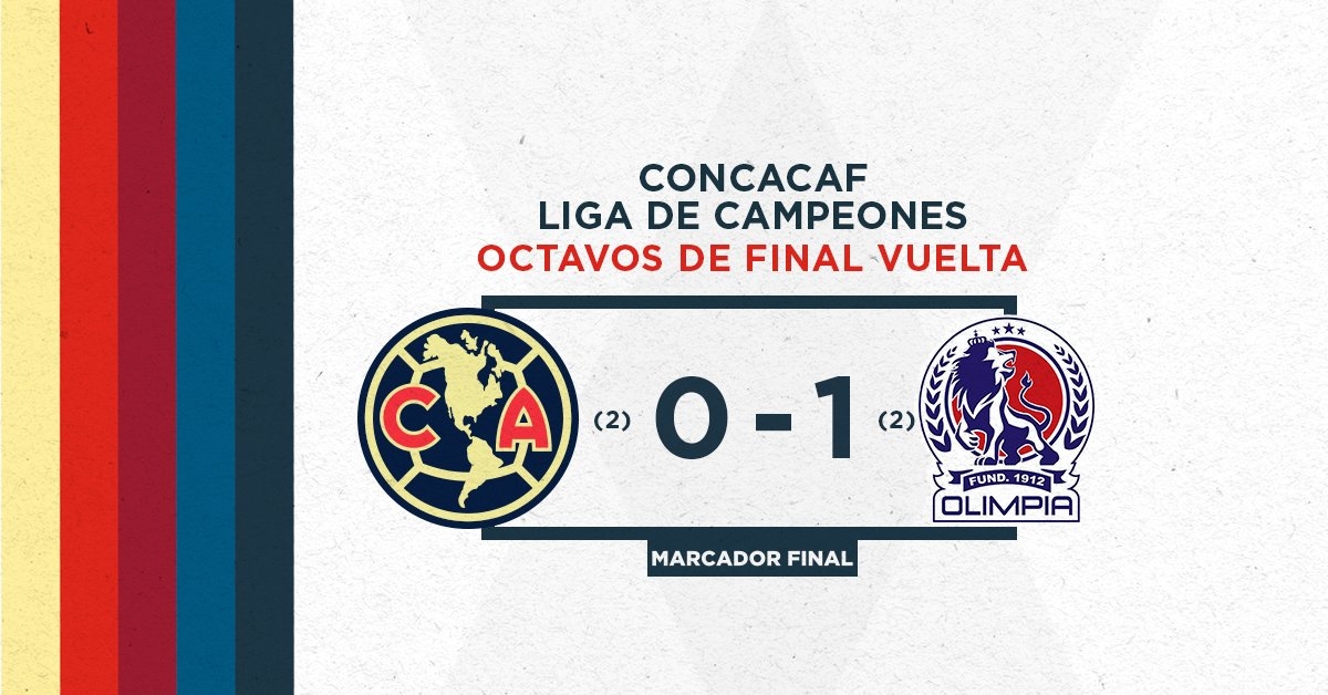 América cayó ante Olimpia en el Estadio Azteca pero avanza a cuartos de final
