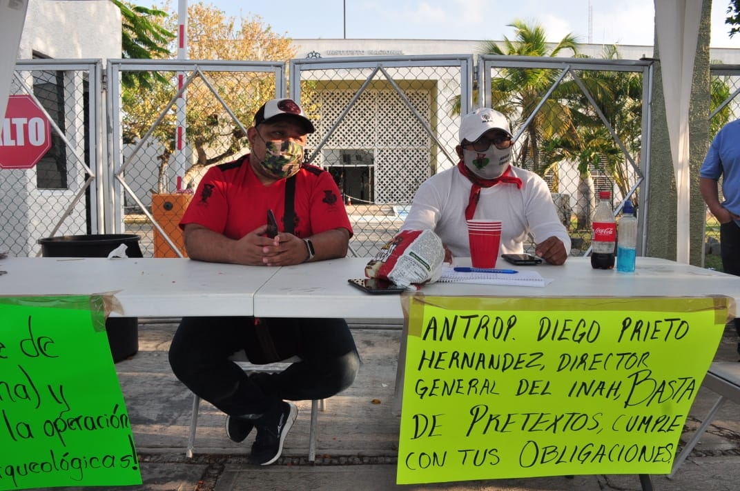 Trabajadores del INAH toman instalaciones en Yucatán