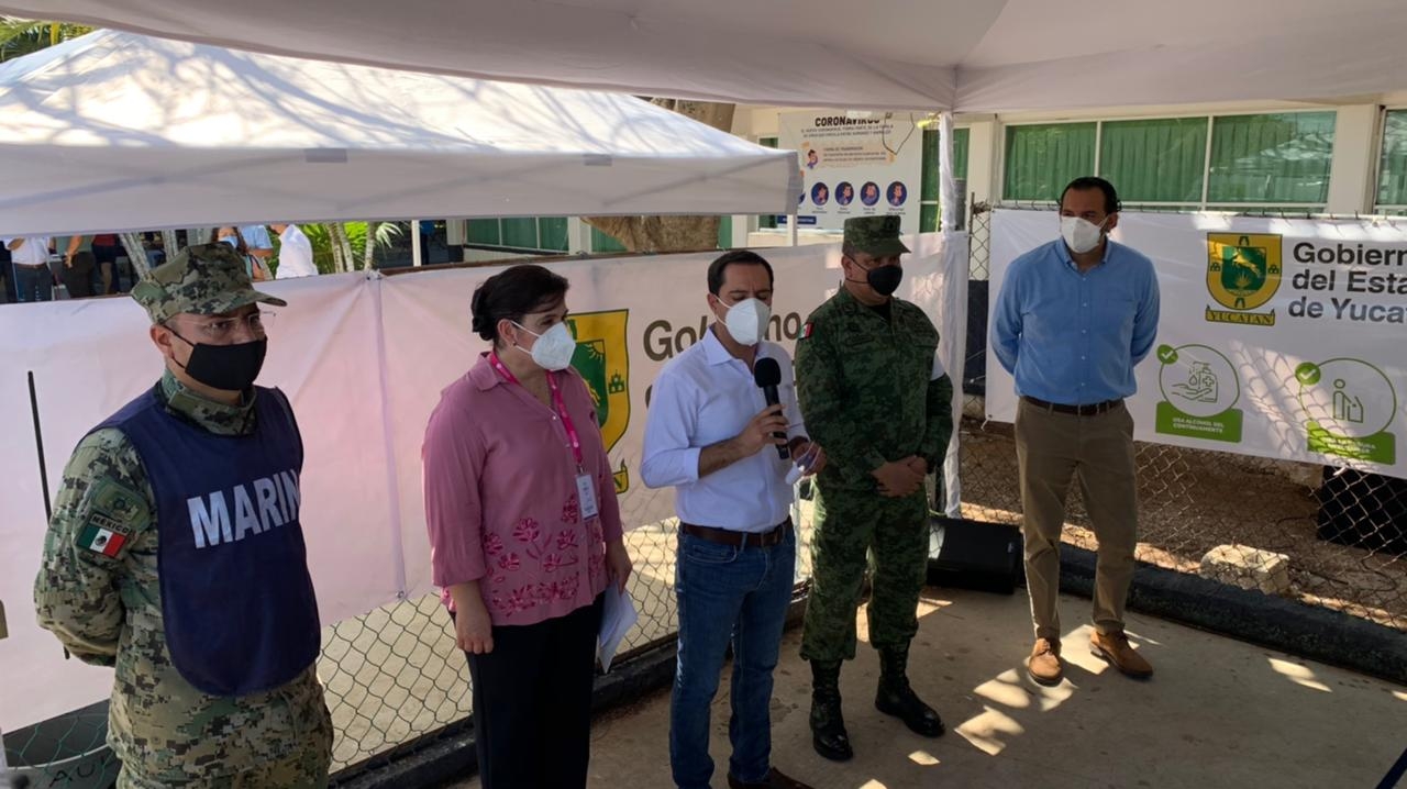 Mauricio Vila anuncia jornada de vacunación a personal educativo en Yucatán