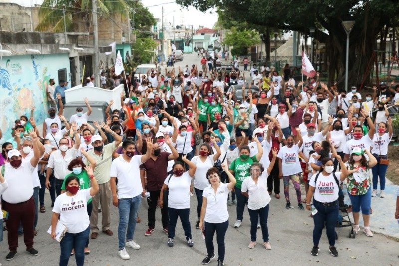 Cozumel: Campañas electorales incumplen con protocolos sanitarios