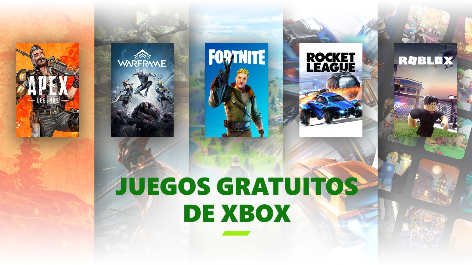 Algunos de los títulos gratis de Xbox