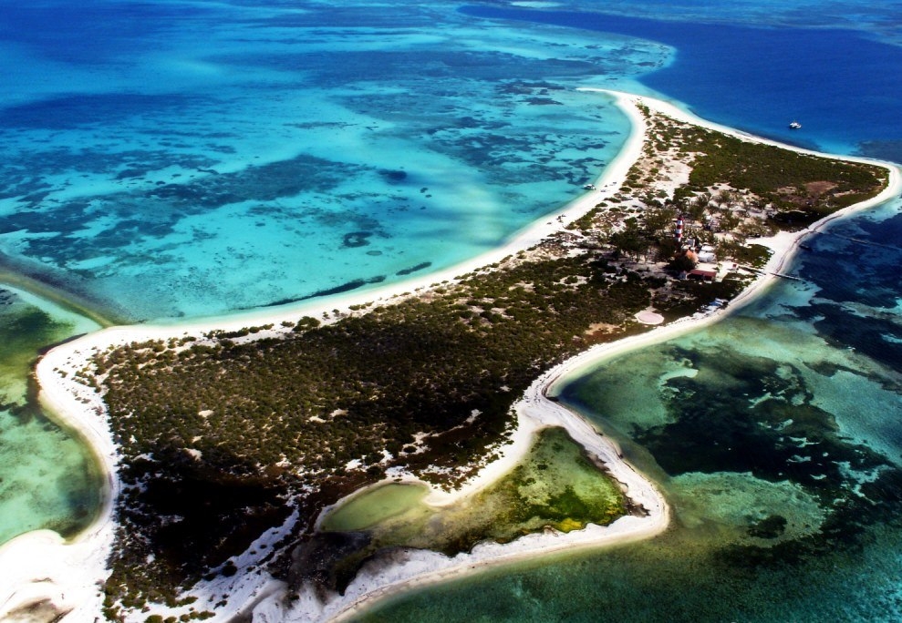 Arrecife Alacranes, la isla coralina más grande ubicada en Yucatán