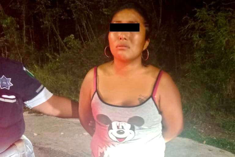 Detienen a mujer con cinco kilos de marihuana y cocaína en Playa del Carmen