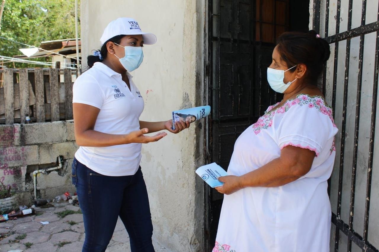 Elecciones Yucatán: Yesenia Polanco promete apoyo a mujeres emprendedoras