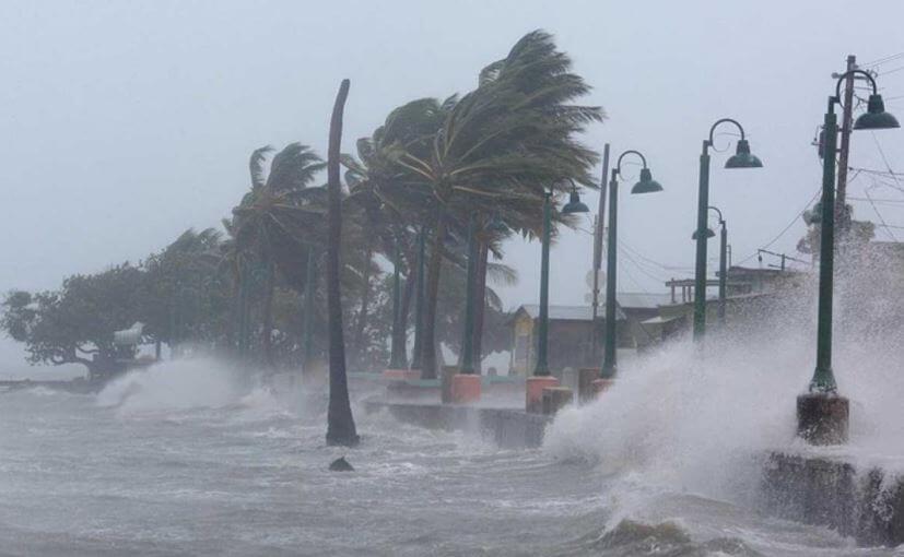 El cordonazo causó fuertes vientos en Yucatán