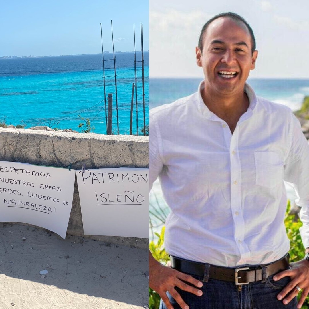 Juan Carrillo se deslinda de las construcciones de Punta Sur en Isla Mujeres
