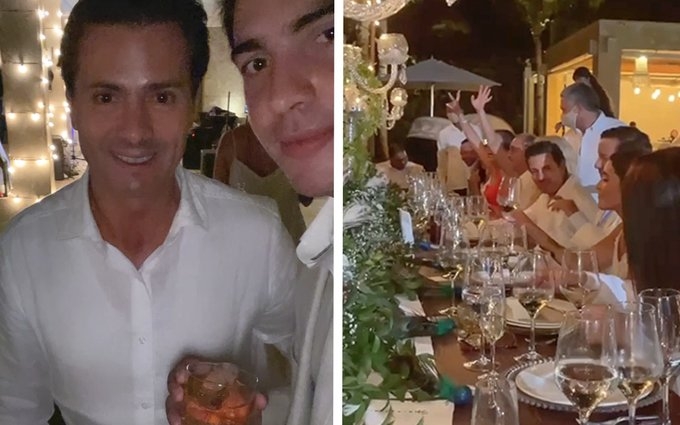 Captan a Enrique Peña Nieto en una boda en República Dominicana: VIDEO