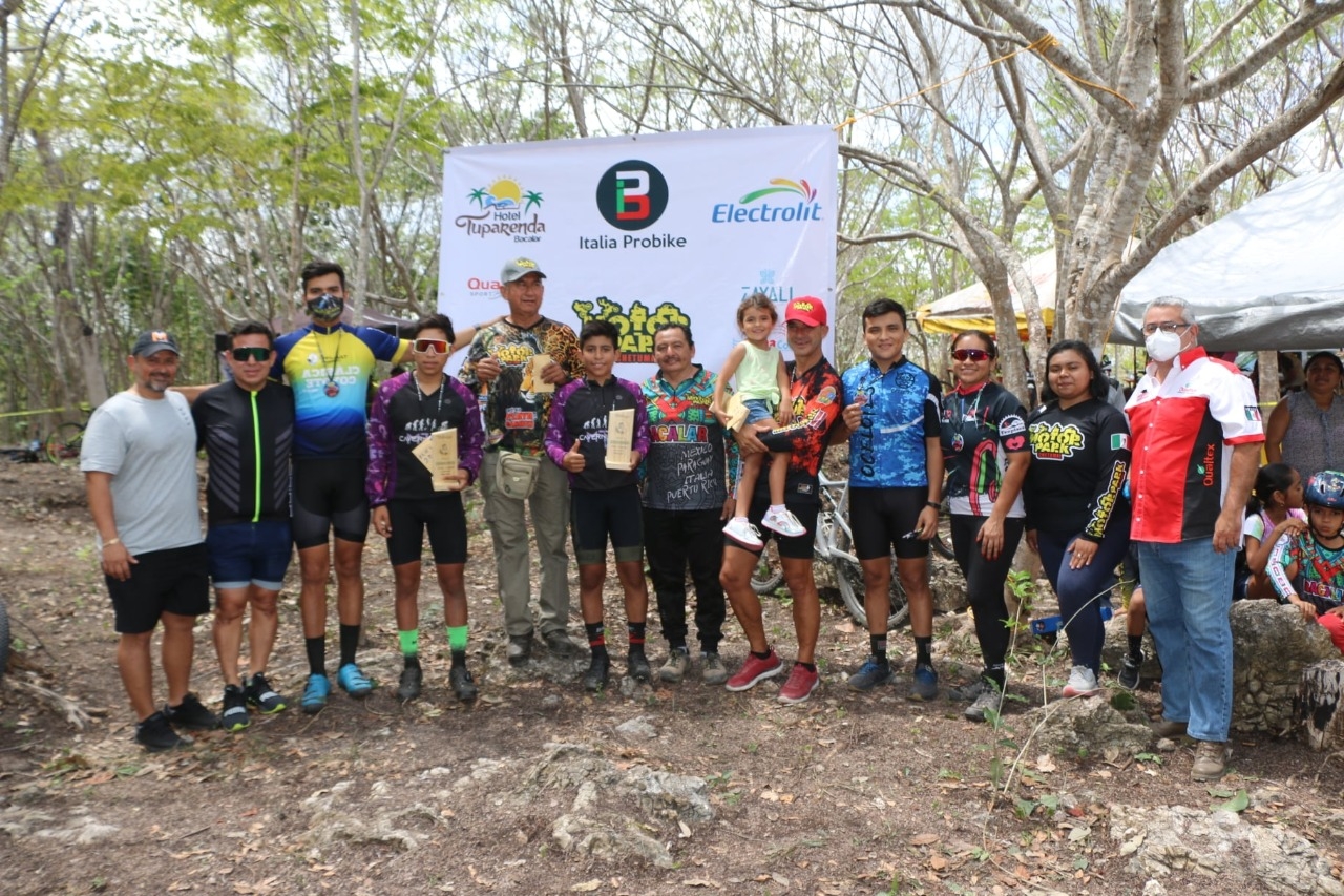 Se llevó a cabo el primer serial de Ciclismo de montaña en Othón P. Blanco