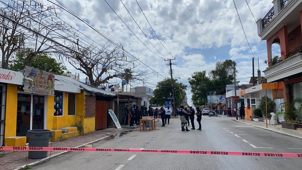 Reportan balacera en la zona centro de Playa del Carmen