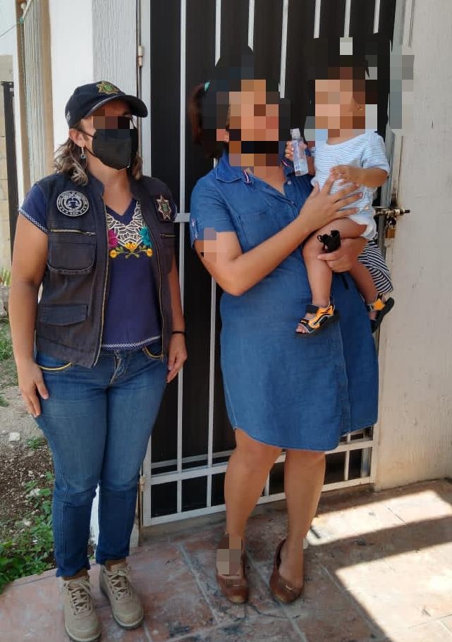 Hallan a una joven y un bebé de 8 meses reportados como desaparecidos en Yucatán