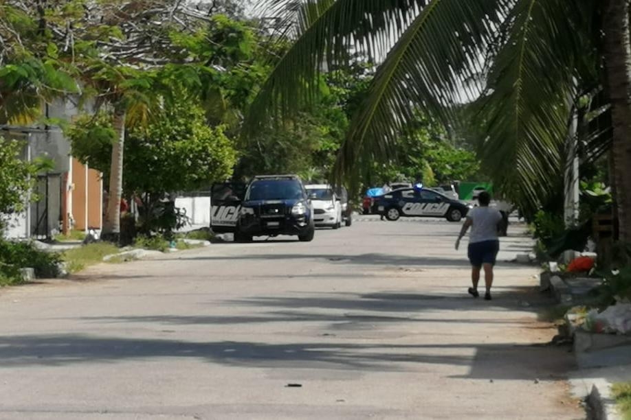 Muere agente policiaco  en la colonia El Petén en Playa del Carmen