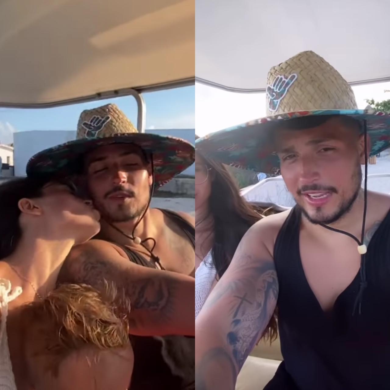Aran One y Rosmeri Marval derrochan amor en las playas de Cancún: VIDEO