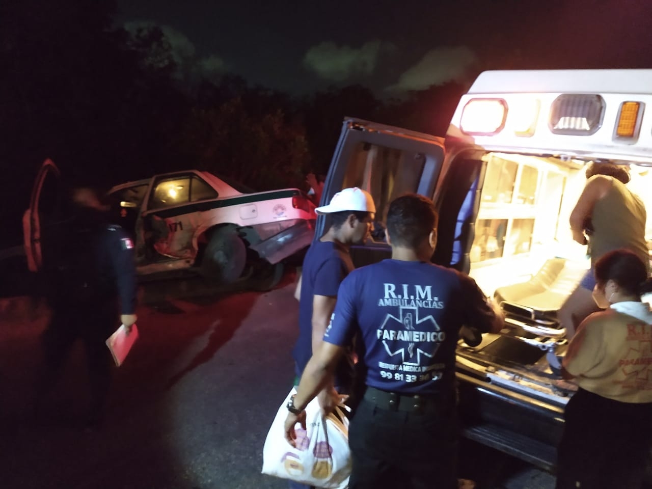 Conductor ebrio provoca accidente y deja a una familia herida en Cancún