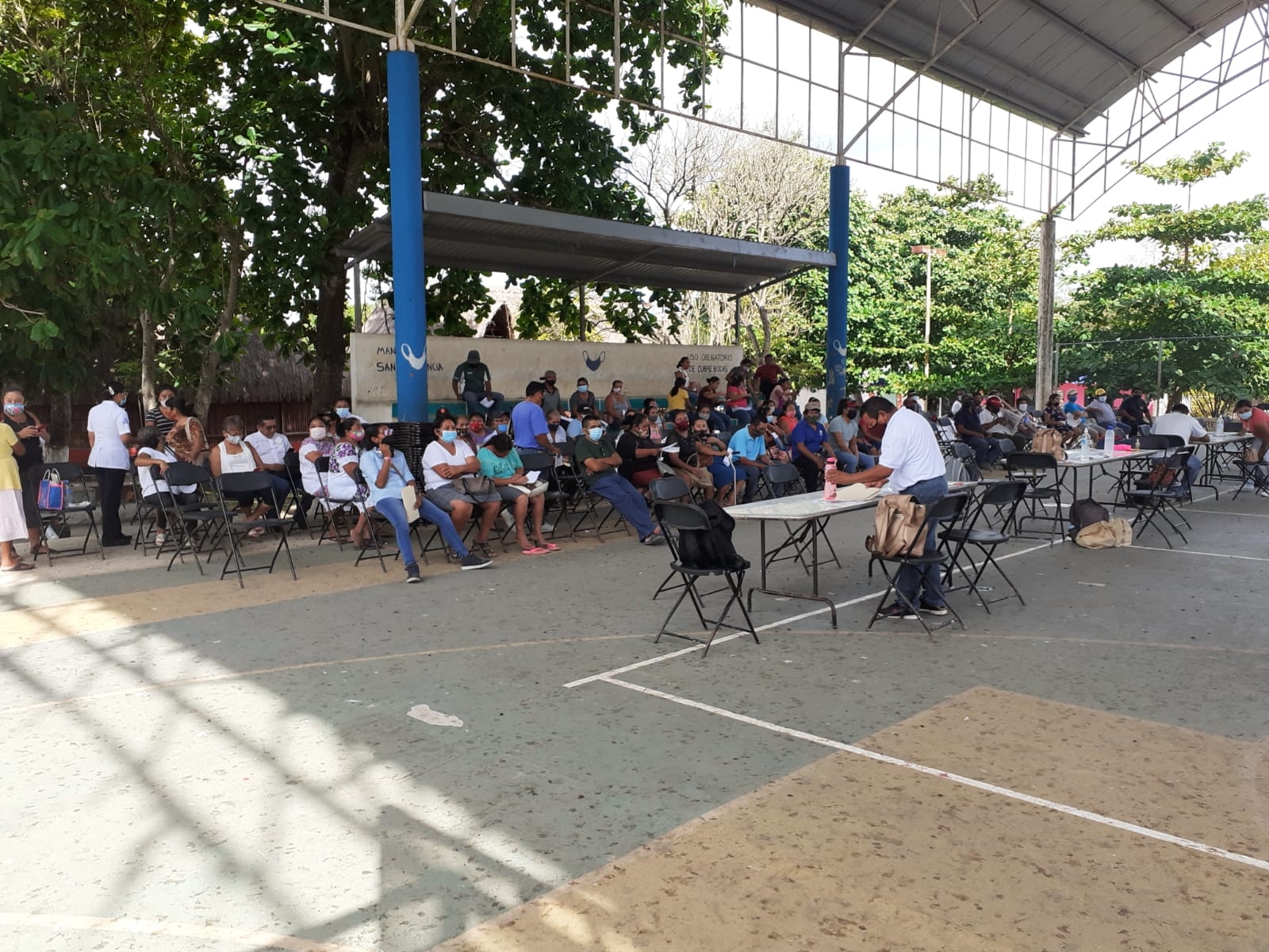 Zona de Sabán-Dziuché se quedan sin vacunas contra COVID-19 en José María Morelos