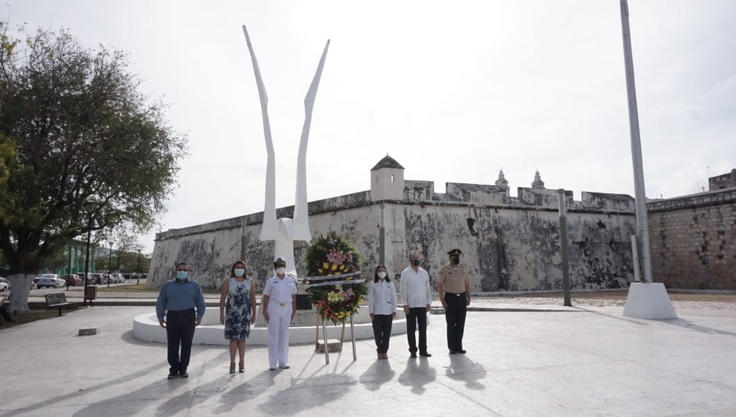 Conmemoran aniversario luctuoso de Leandro Domínguez, precursor de la fundación de Campeche