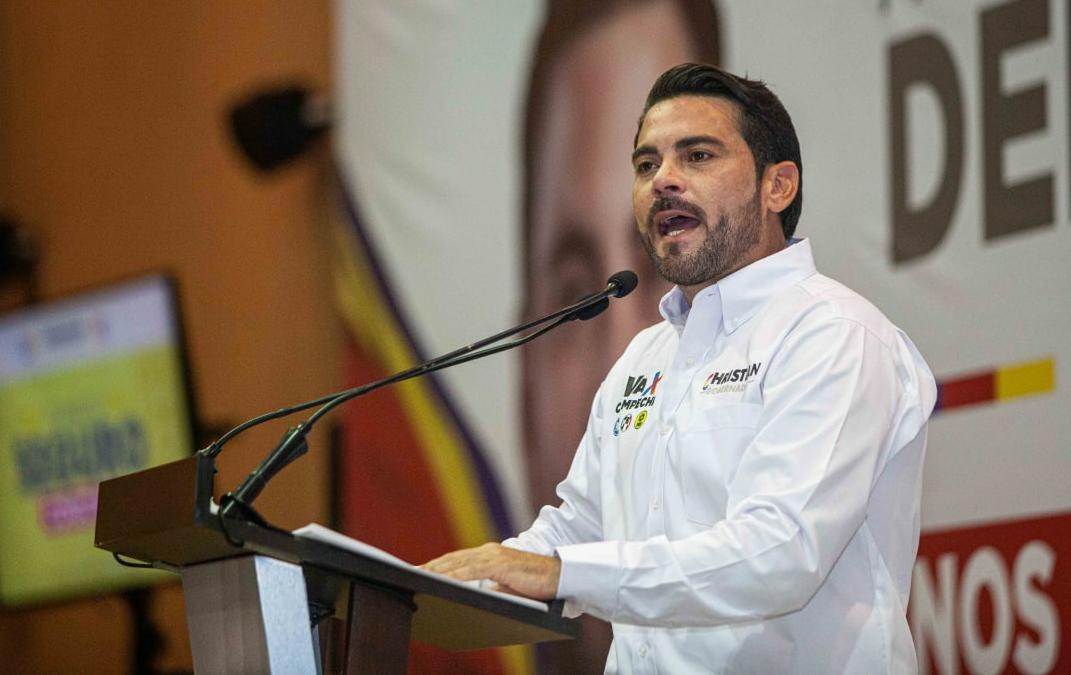 Christian Castro Bello, candidato a la gubernatura de Campeche, recicla propuestas de su tío