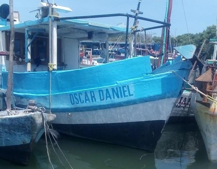 La embarcación "Óscar Daniel" zarpó desde el pasado 4 de mayo del puerto de atraque en el refugio pesquero "La Caleta"