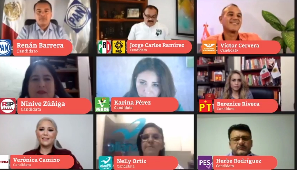 Elecciones Yucatán: Candidatos a la alcaldía de Mérida señalan a Renán Barrera en debate