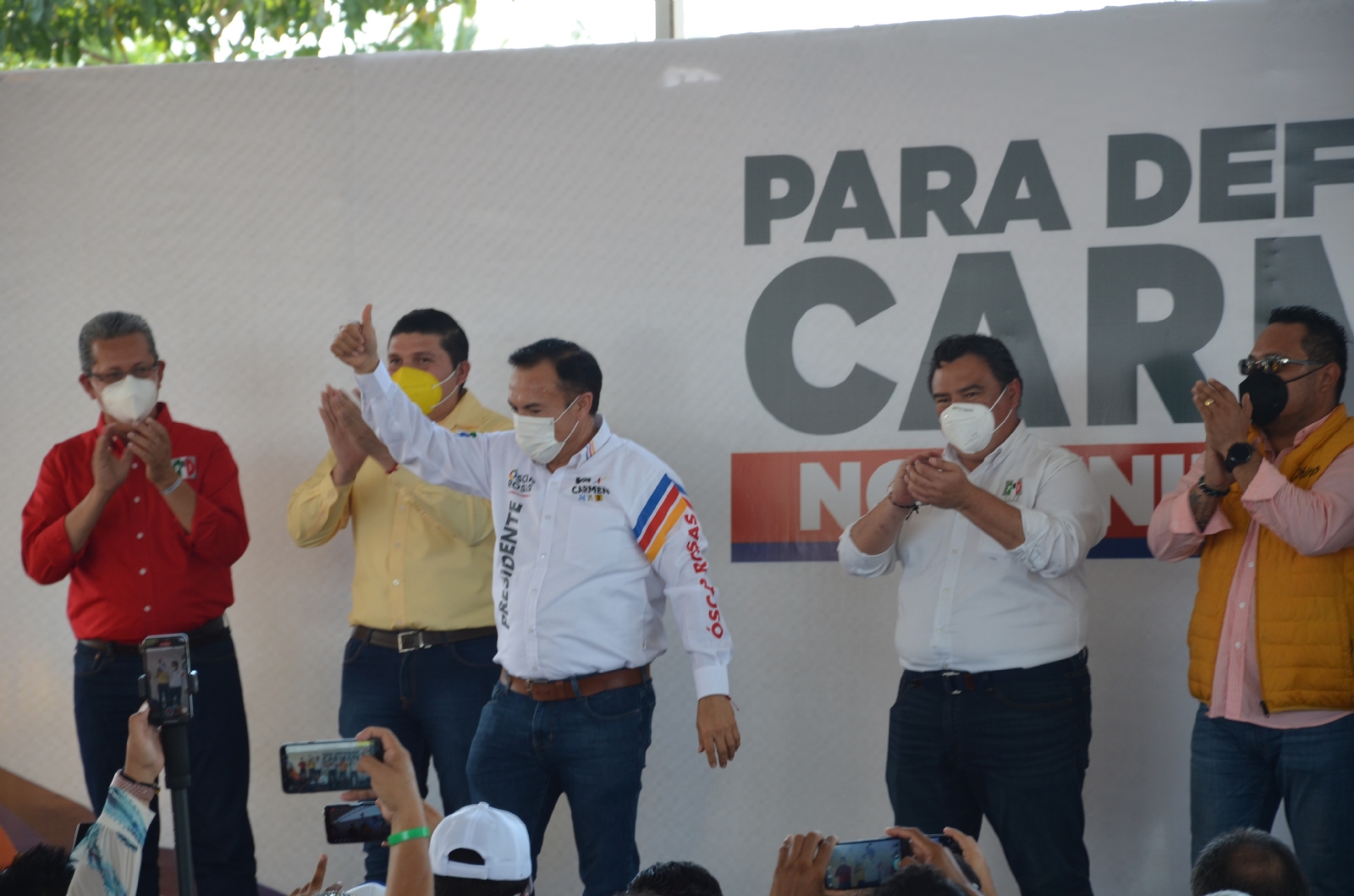 El abanderado de la colación “Va por Campeche” ya se ha gastado el 50 por ciento de lo que autorizó el Instituto Electoral del Estado de Campeche (IEEC)