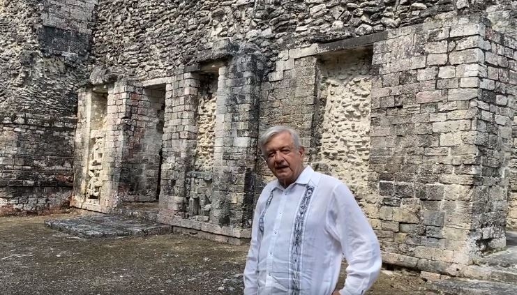 AMLO: Tren Maya impulsará sitios arqueológicos de la Península y Tabasco