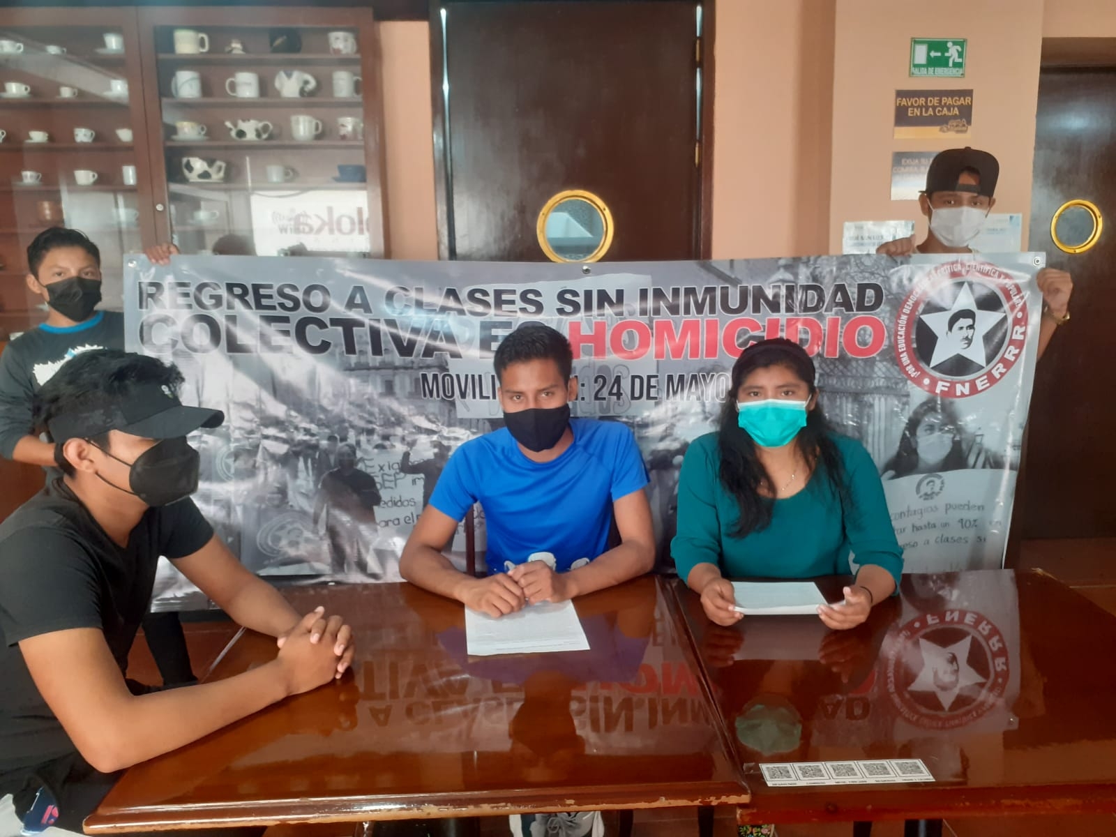 Estudiantes de Yucatán exigen vacuna contra el COVID-19 ante el regreso a clases