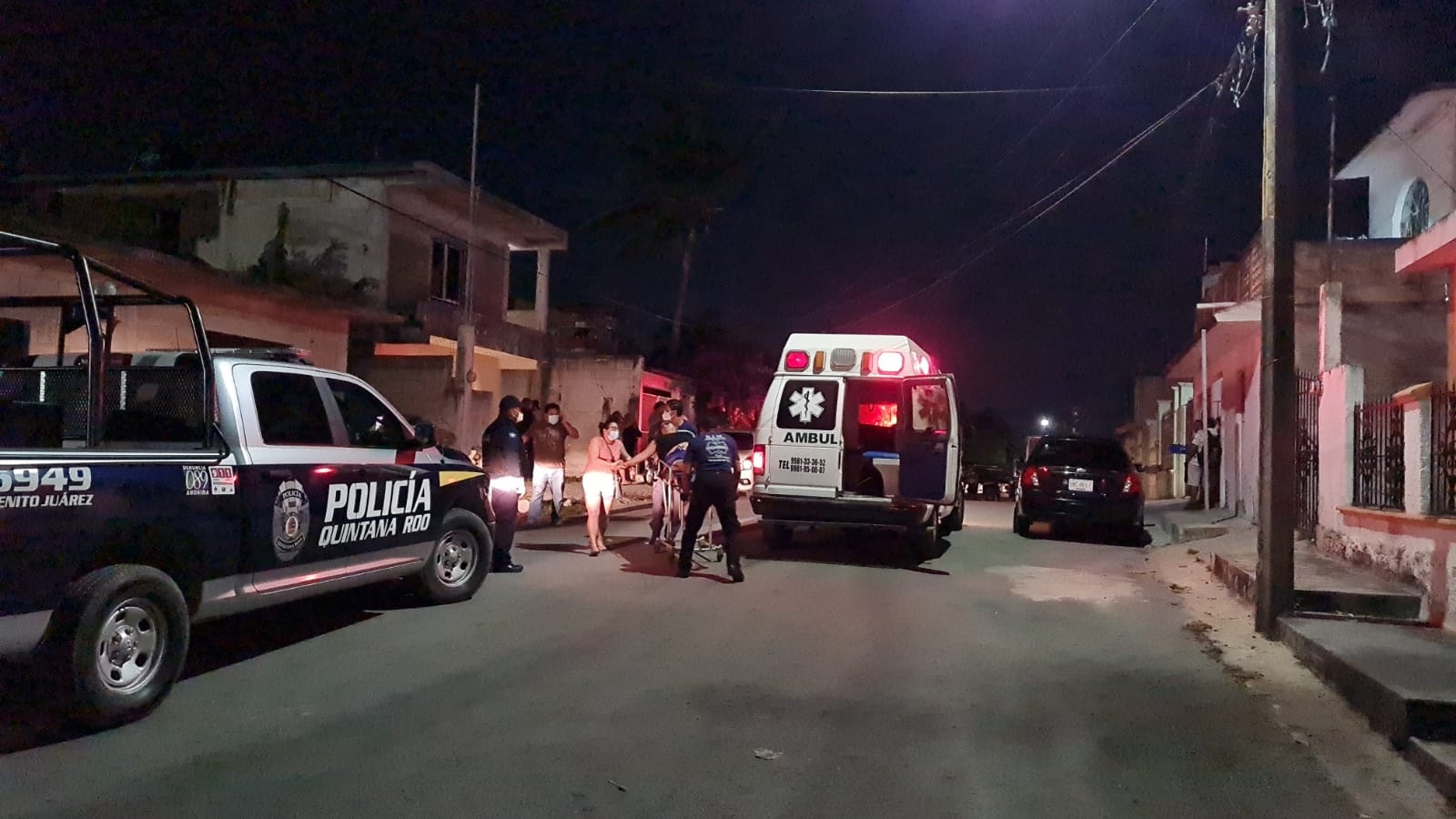 Ataque armado deja un hombre muerto y una mujer herida en la Región 220 de Cancún