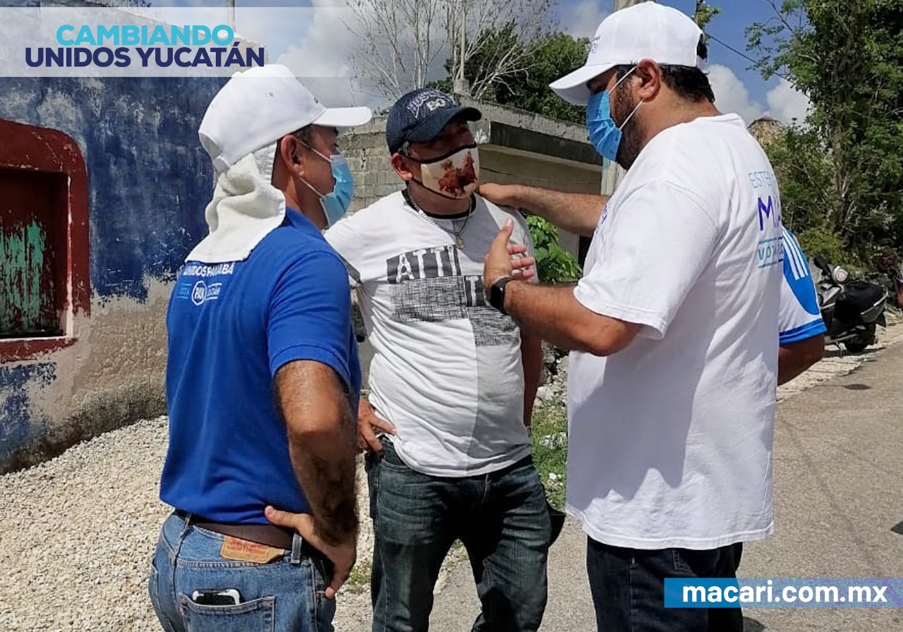 Elecciones Yucatán: Esteban Abraham Macari agradecido con familias del Distrito X