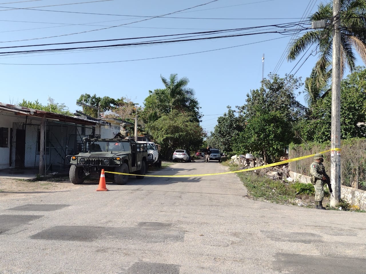 Autoridades realizan cateo en presunta 'narco casa' en Felipe Carrillo Puerto