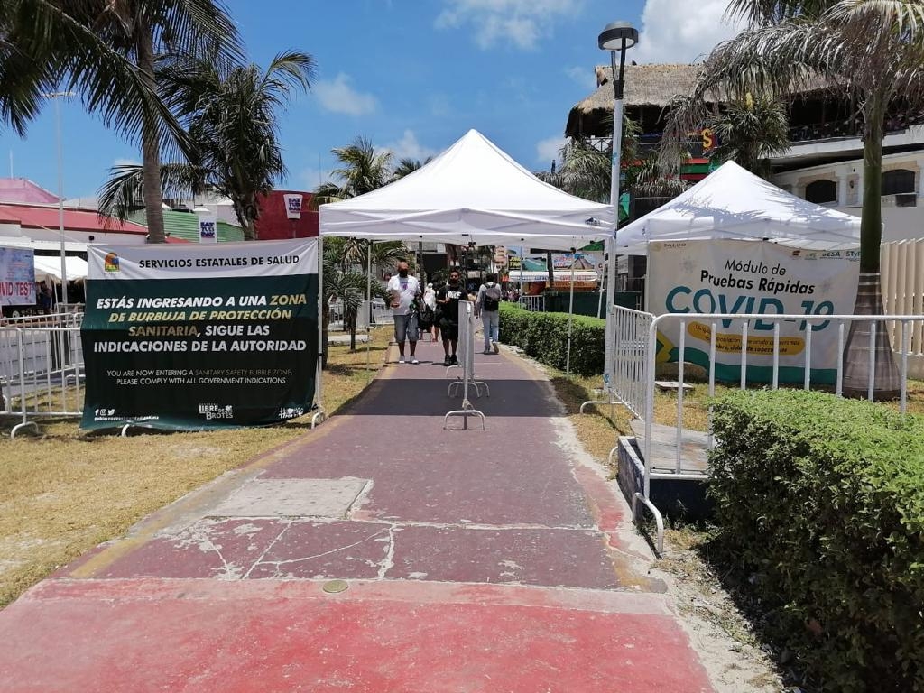 Por rebrote de COVID-19, regresan las Burbujas Sanitarias a la Zona Hotelera de Cancún