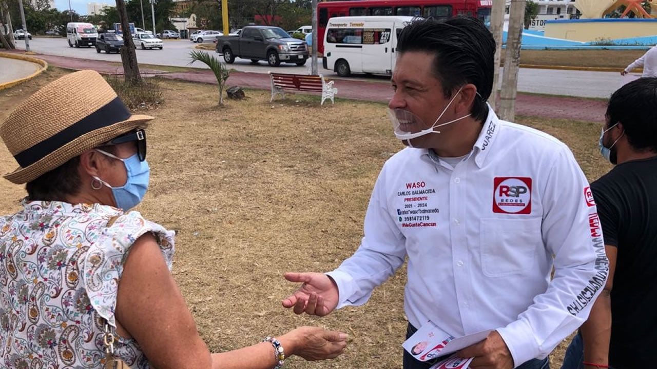 Carlos Balmaceda declina candidatura a favor de Mara Lezama en Cancún