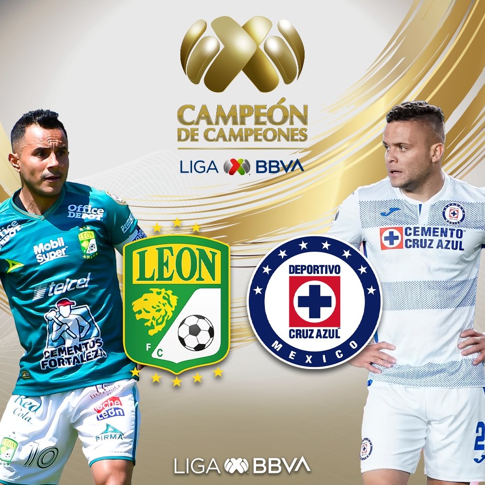 Liga MX anuncia horario del Campeón de Campeones entre Cruz Azul y León