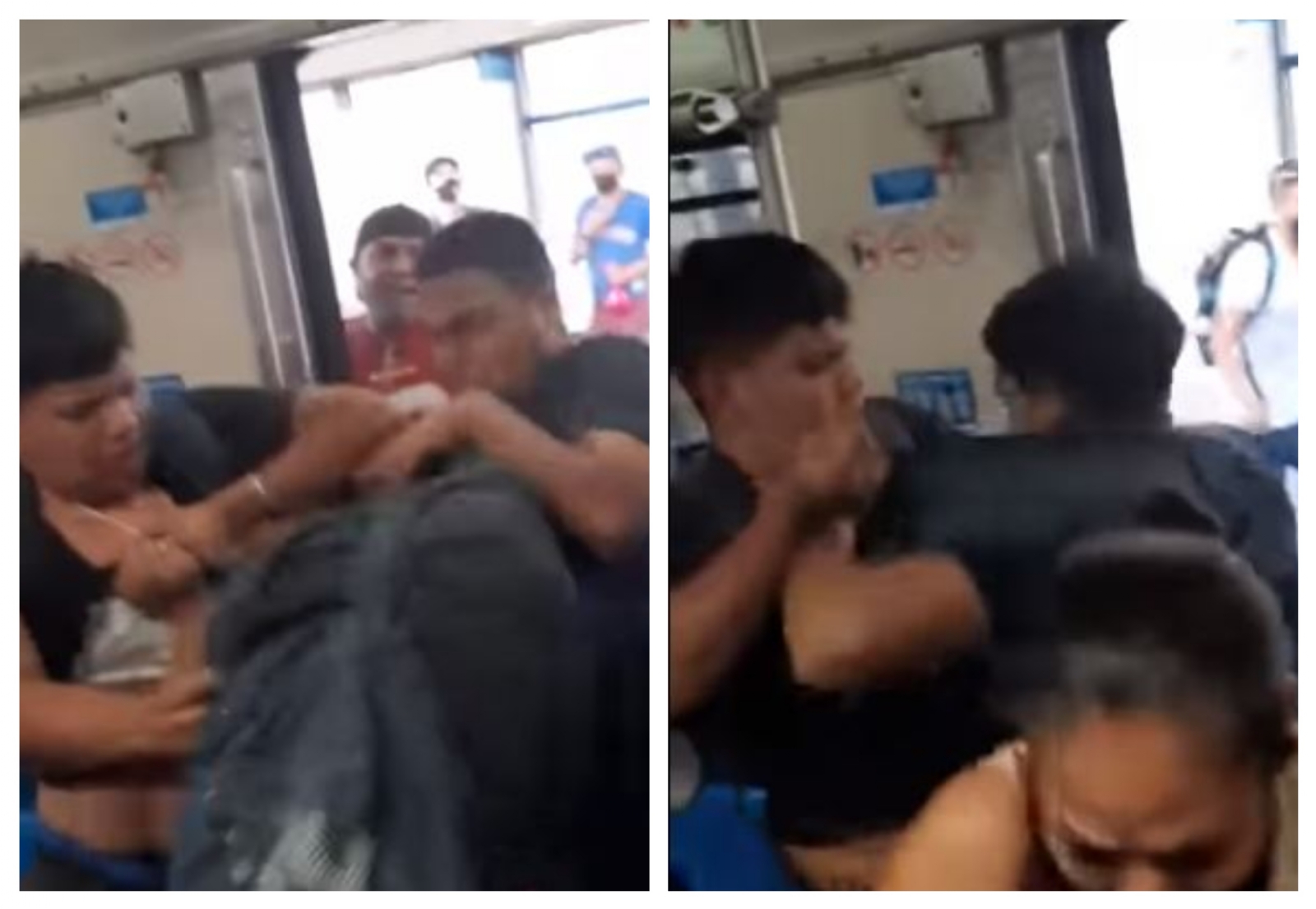 Usuarios graban riña en la Línea 1 del Metro de Monterrey: VIDEO