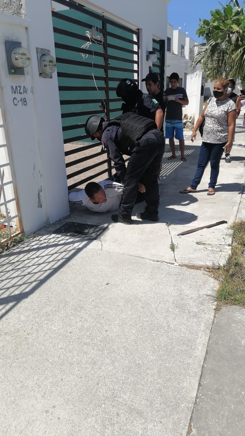 Vecinos se organizan en WhatsApp para detener a un ladrón en Playa del Carmen