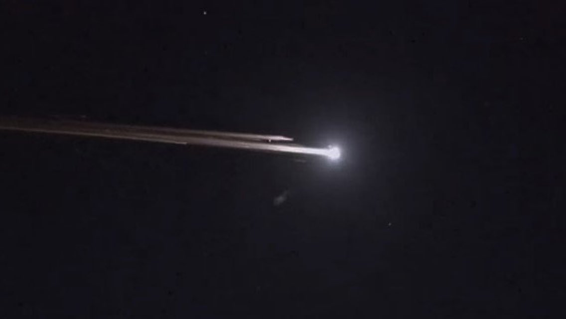 Así se vio el cohete chino en los cielos de distintas partes del mundo: VIDEOS