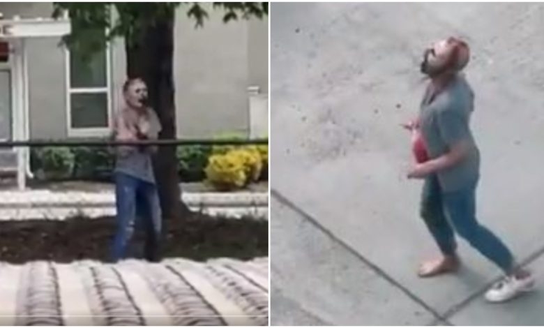 Captan a una 'mujer zombie' en Seattle y las redes sociales se paralizan: VIDEO