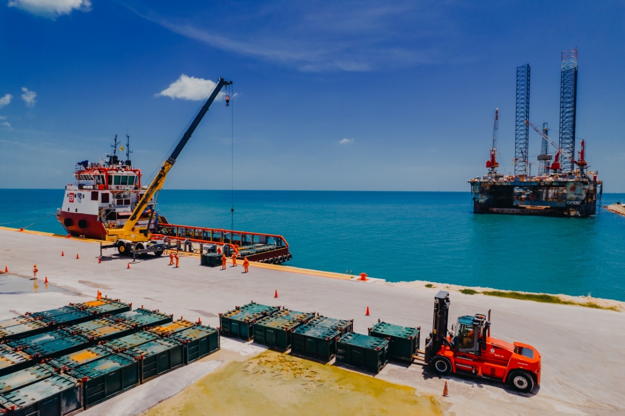 Puerto de Seybaplaya tuvo un incremento en actividad petrolera