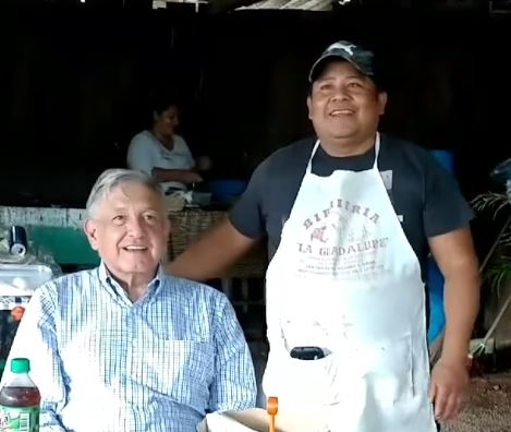 López Obrador y Margarito Gálvez