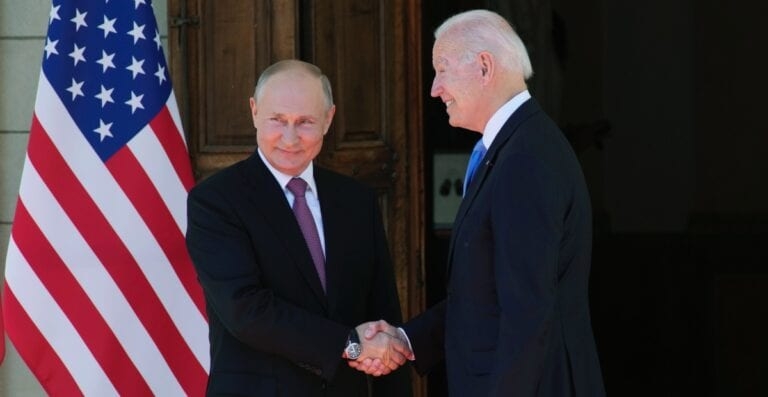 Así fue la primera reunión de Joe Biden y Vladimir Putin en Ginebra