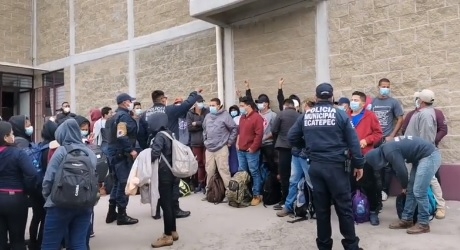 Detienen a 74 migrantes en Ecatepec, Estado de México: VIDEO