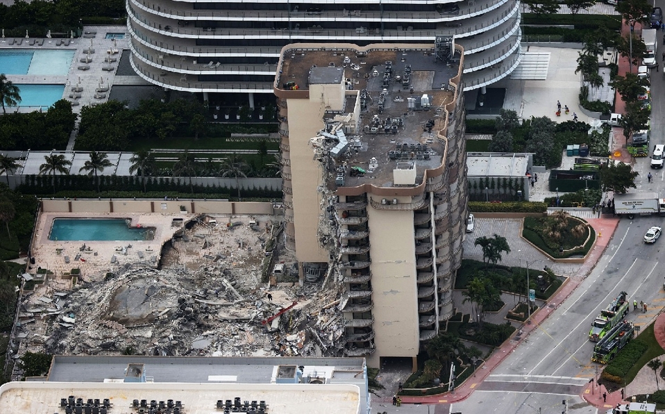 Revelan las posibles causas que ocasionaron el derrumbe de un edificio en Miami