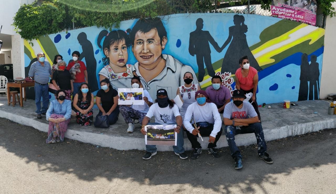 Mérida: Destacan valores de la familia yucateca a través del arte urbano
