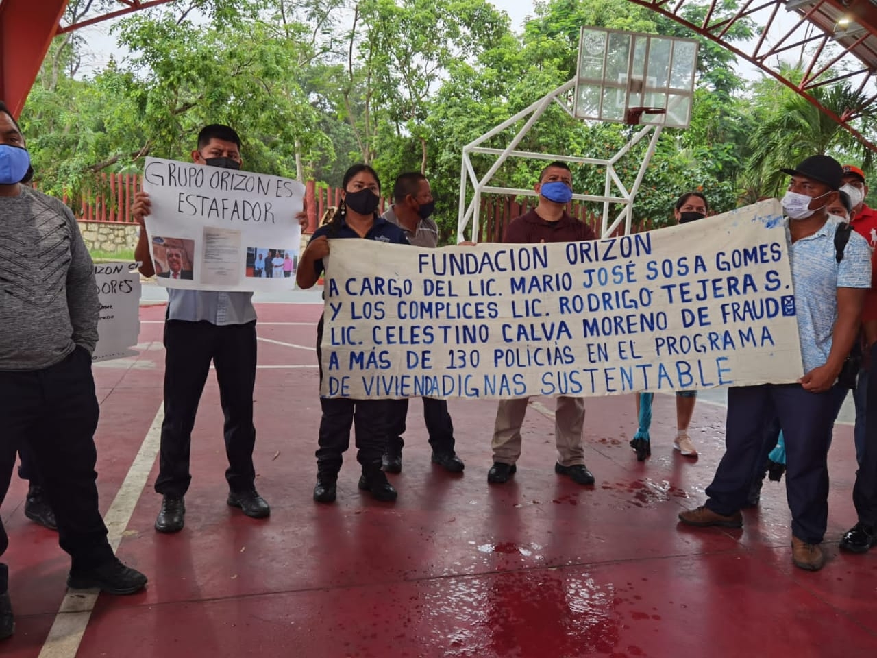 Policías acusan de fraude a la Fundación 'Orizon' en Playa del Carmen