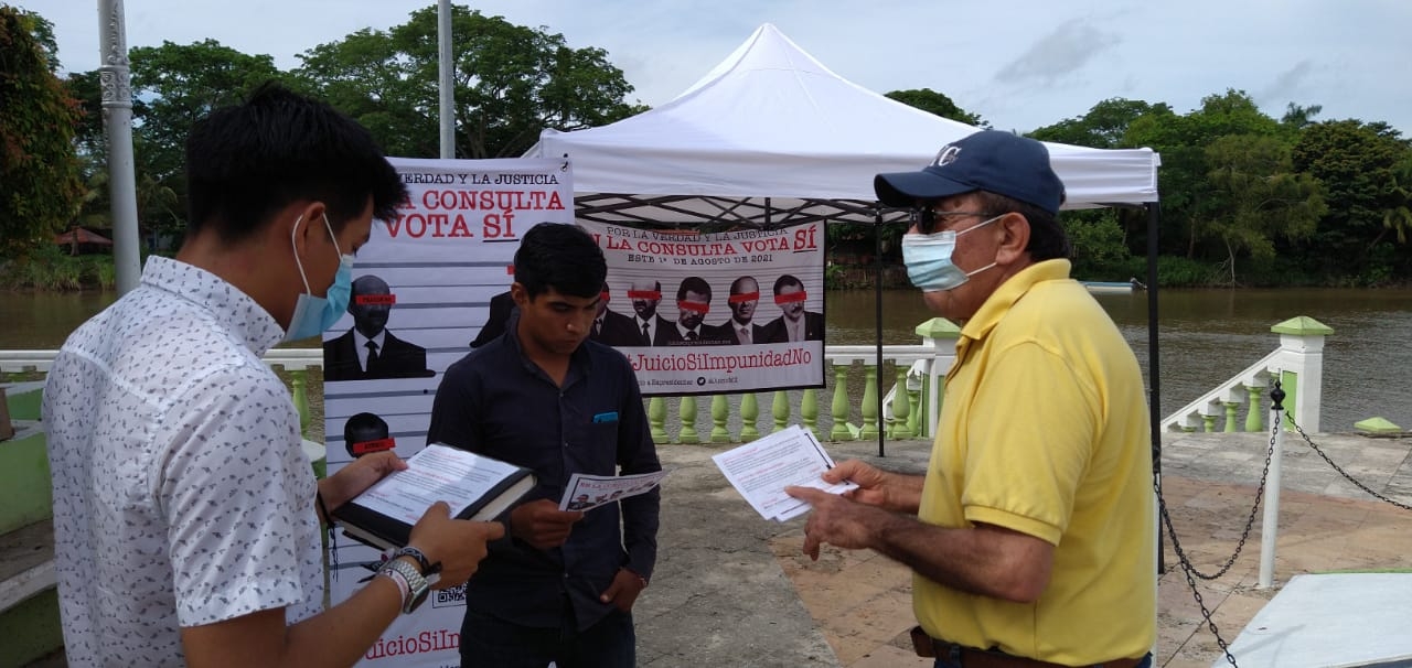 Militantes de morena inician campaña para promover la consulta ciudadana para enjuiciar a ex presidentes