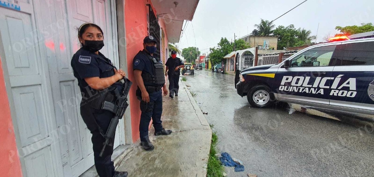 Catean y clausuran casa de presunto criminal en Cozumel