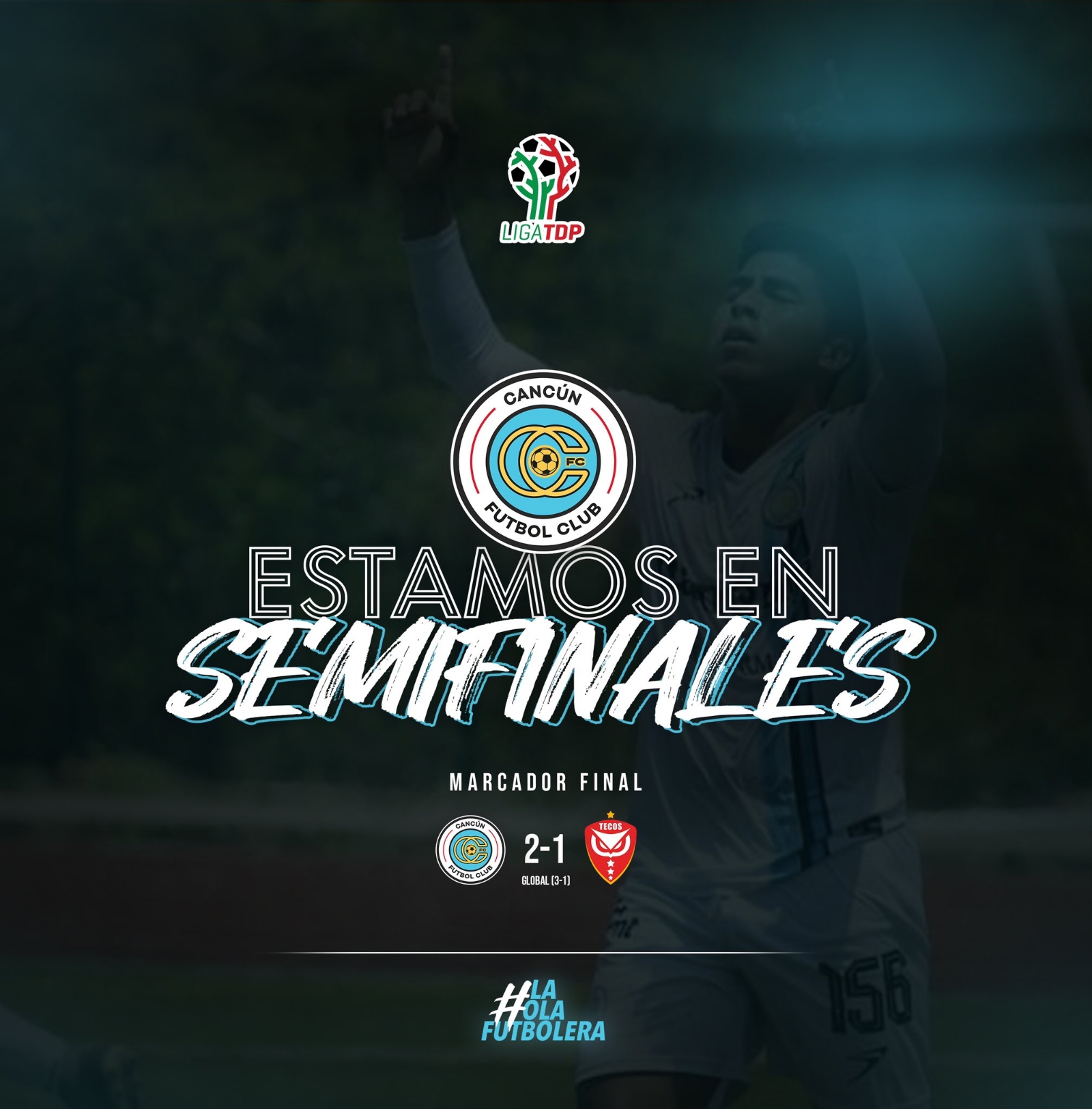 Cancún FC clasifica a las seminales de la Liga TDP al vencer a Tecos