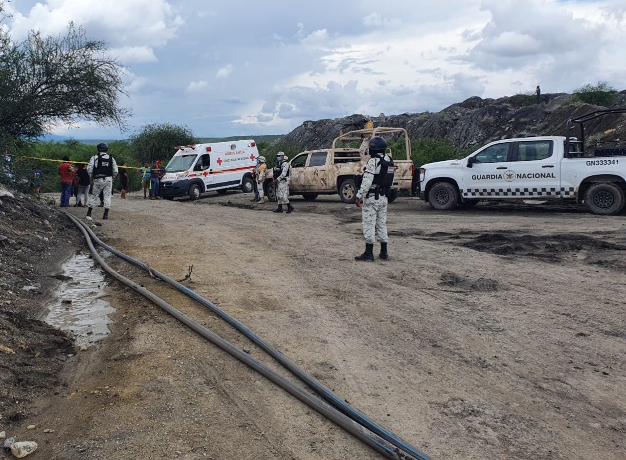 Continúan los trabajos de rescate de 10 mineros en Sabinas, Coahuila, a casi 72 horas del derrumbe