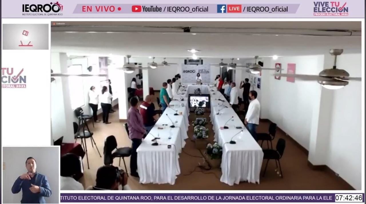 Ieqroo instala sesión permanente para seguimiento de las elecciones en Quintana Roo